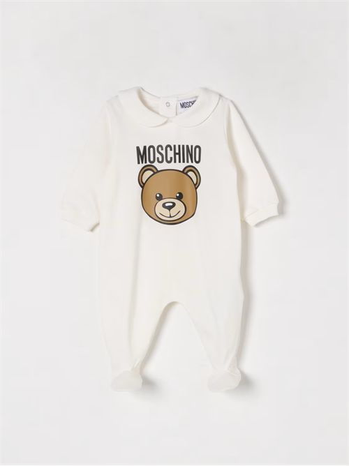 Tuta in cotone Teddy Moschino MOSCHINO KIDS | MUY086LCA19/10063